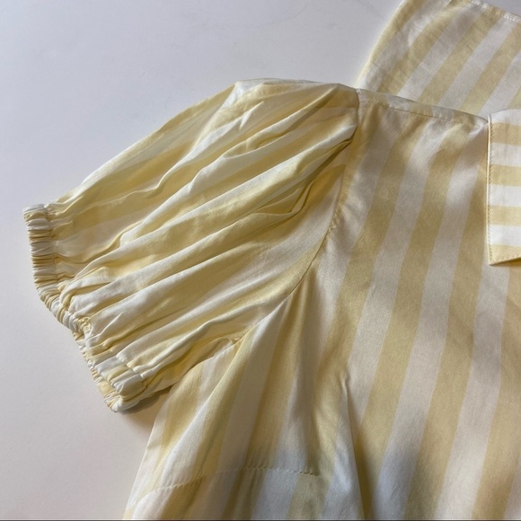 WeWoreWhat Elle Striped Mini Shirt Dress. - Picture 13 of 13